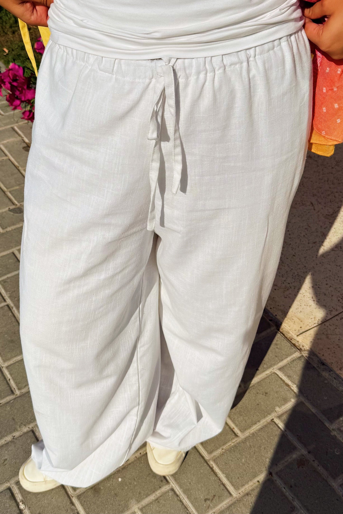 Léa Pants in ice white