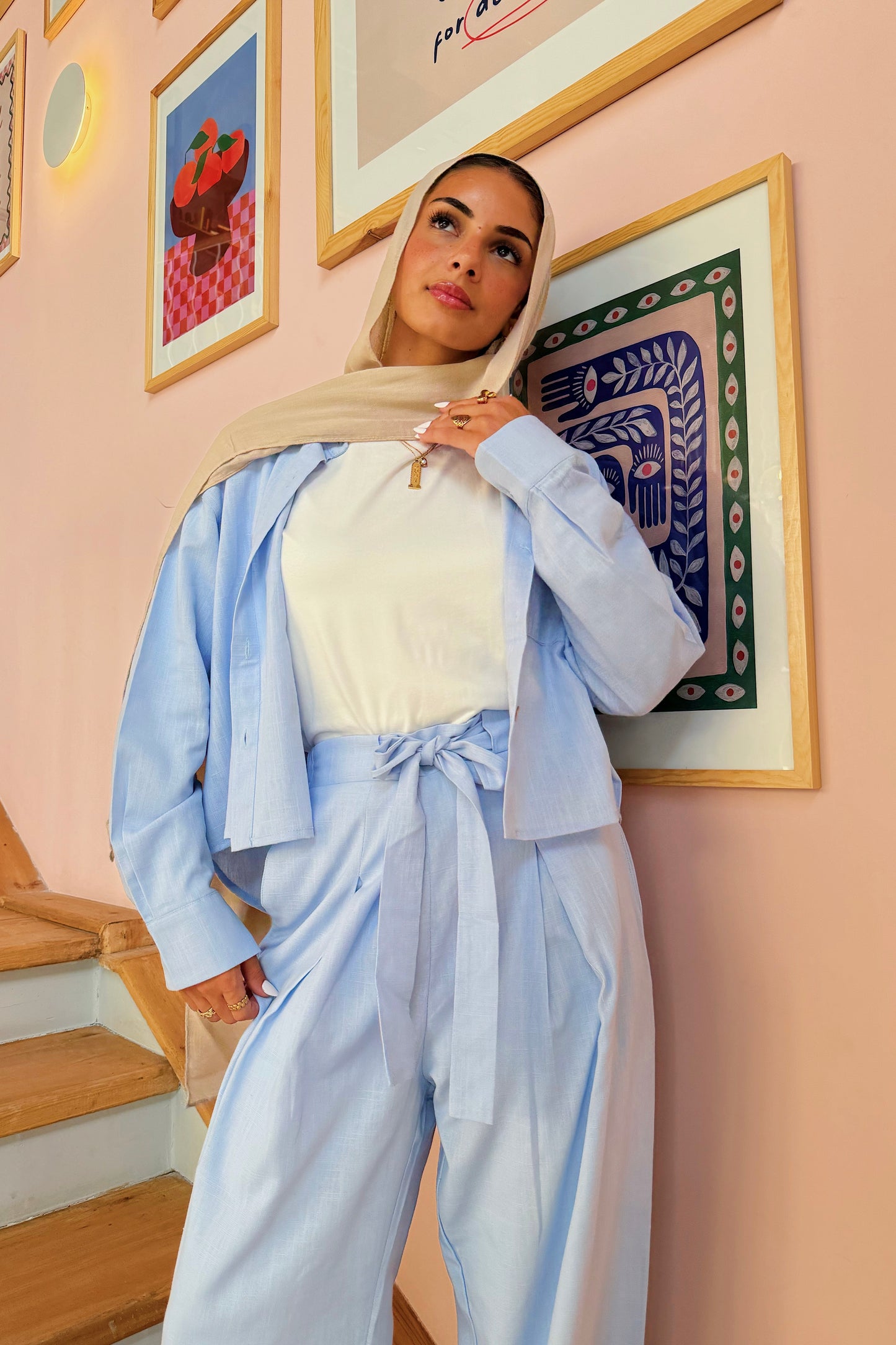 Mia set in Sky blue