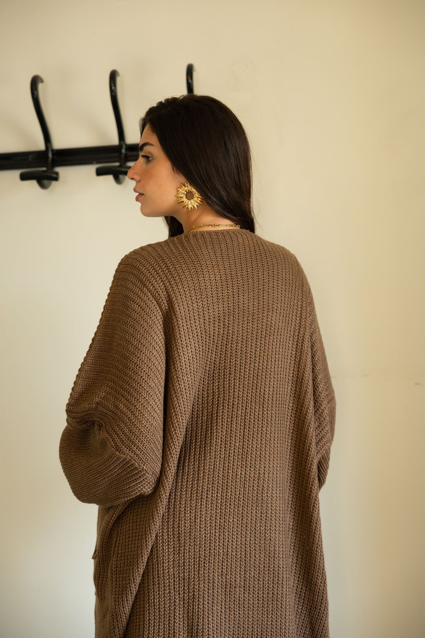 Katia cardigan in Chocolate brown
