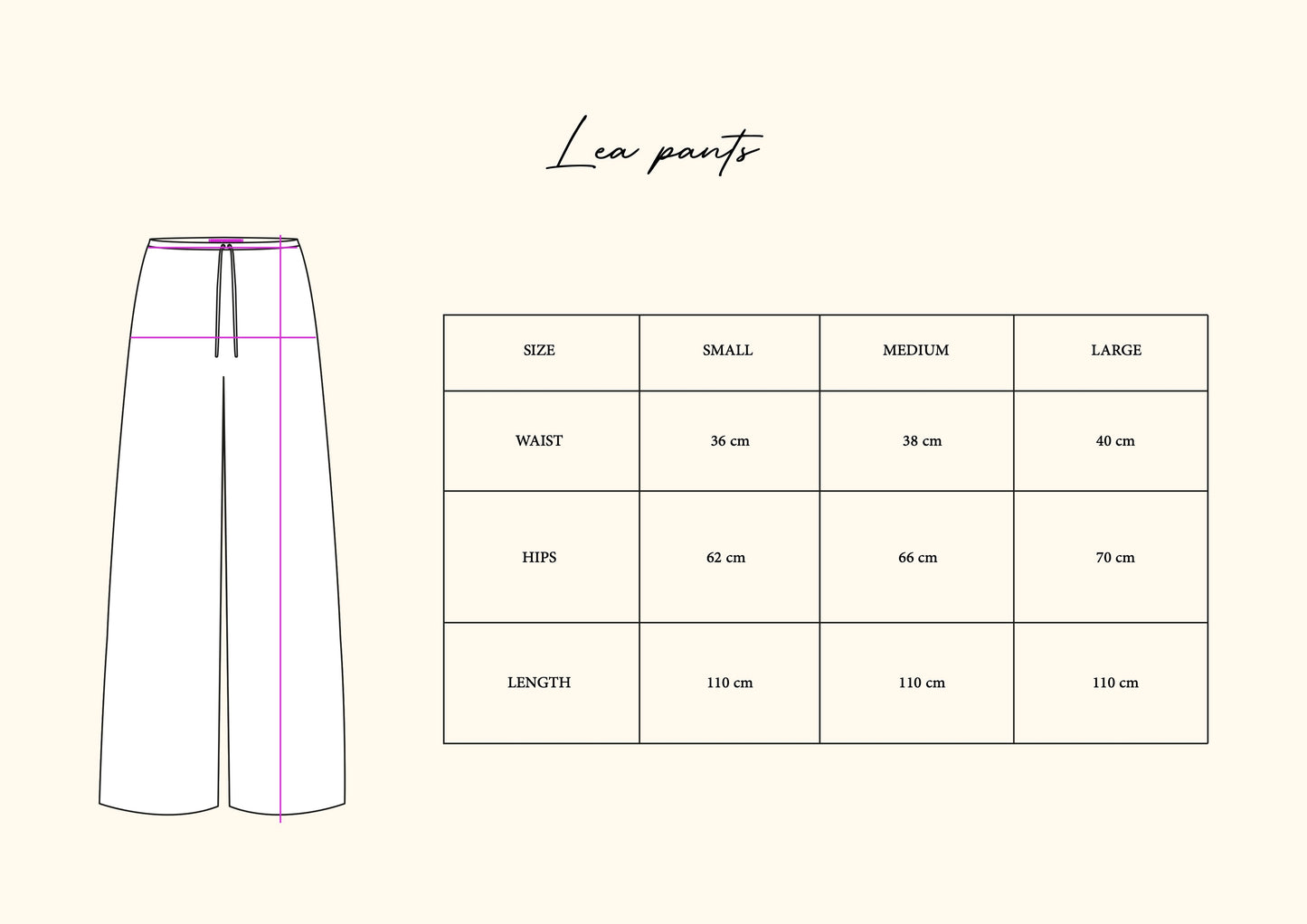 Léa Pants in ice white