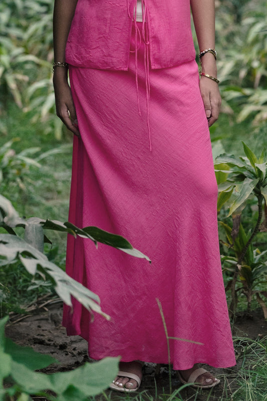 Zeya Skirt in Fuschia