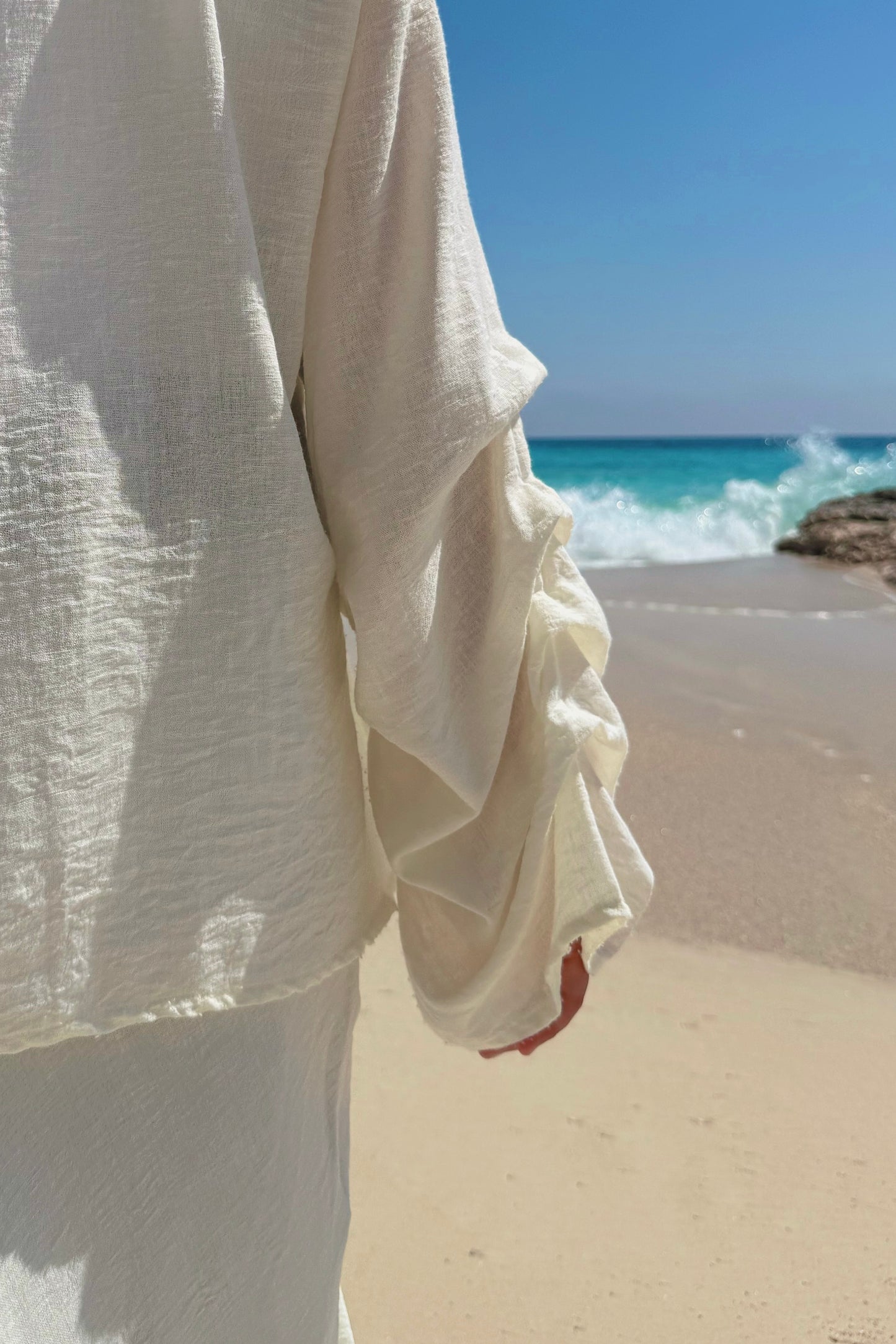 Kaia shirt coconut white
