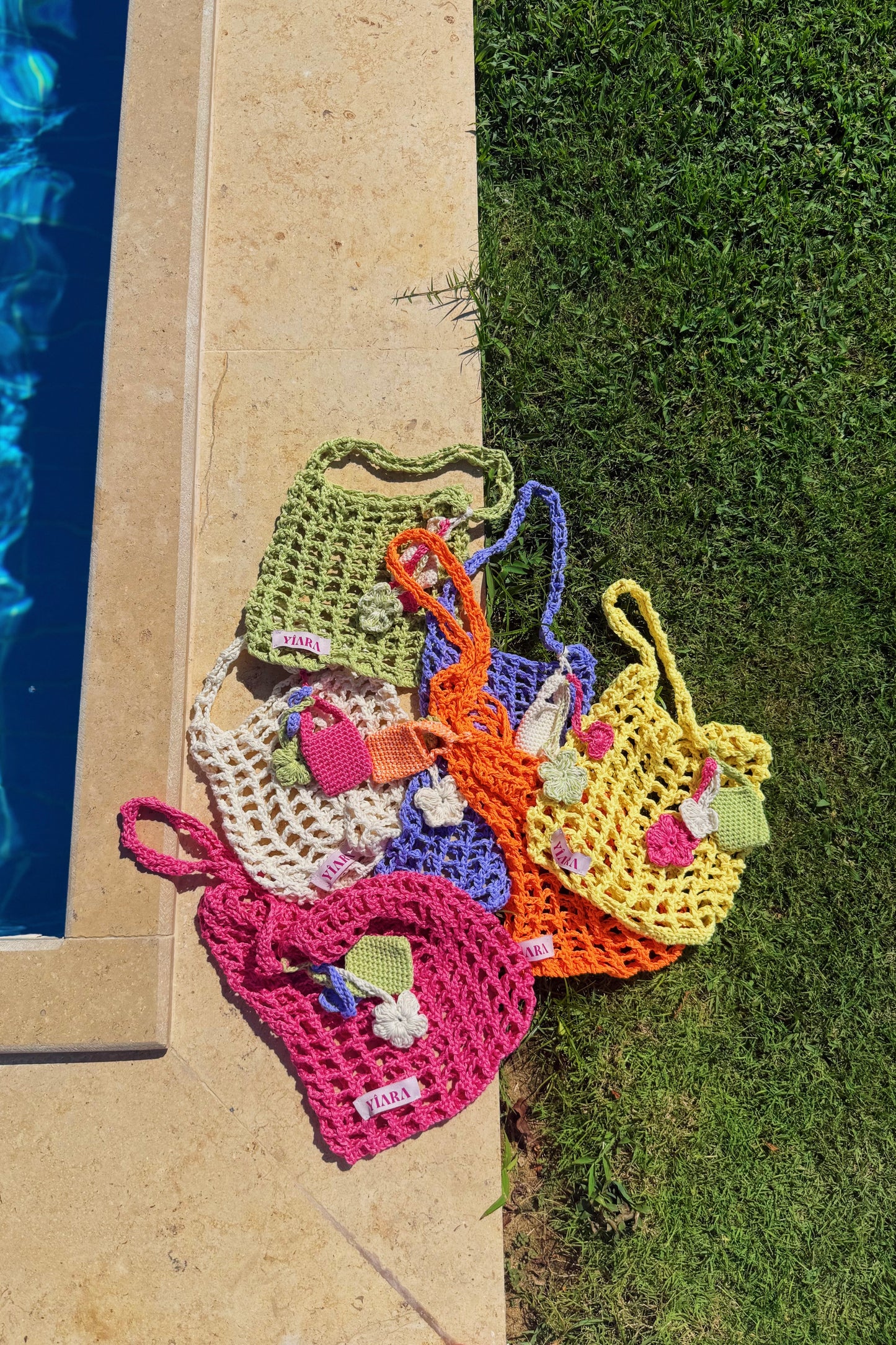 Tia hand-crocheted tote