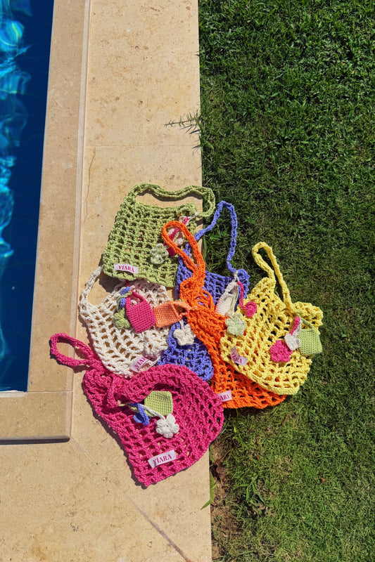 Tia hand-crocheted tote