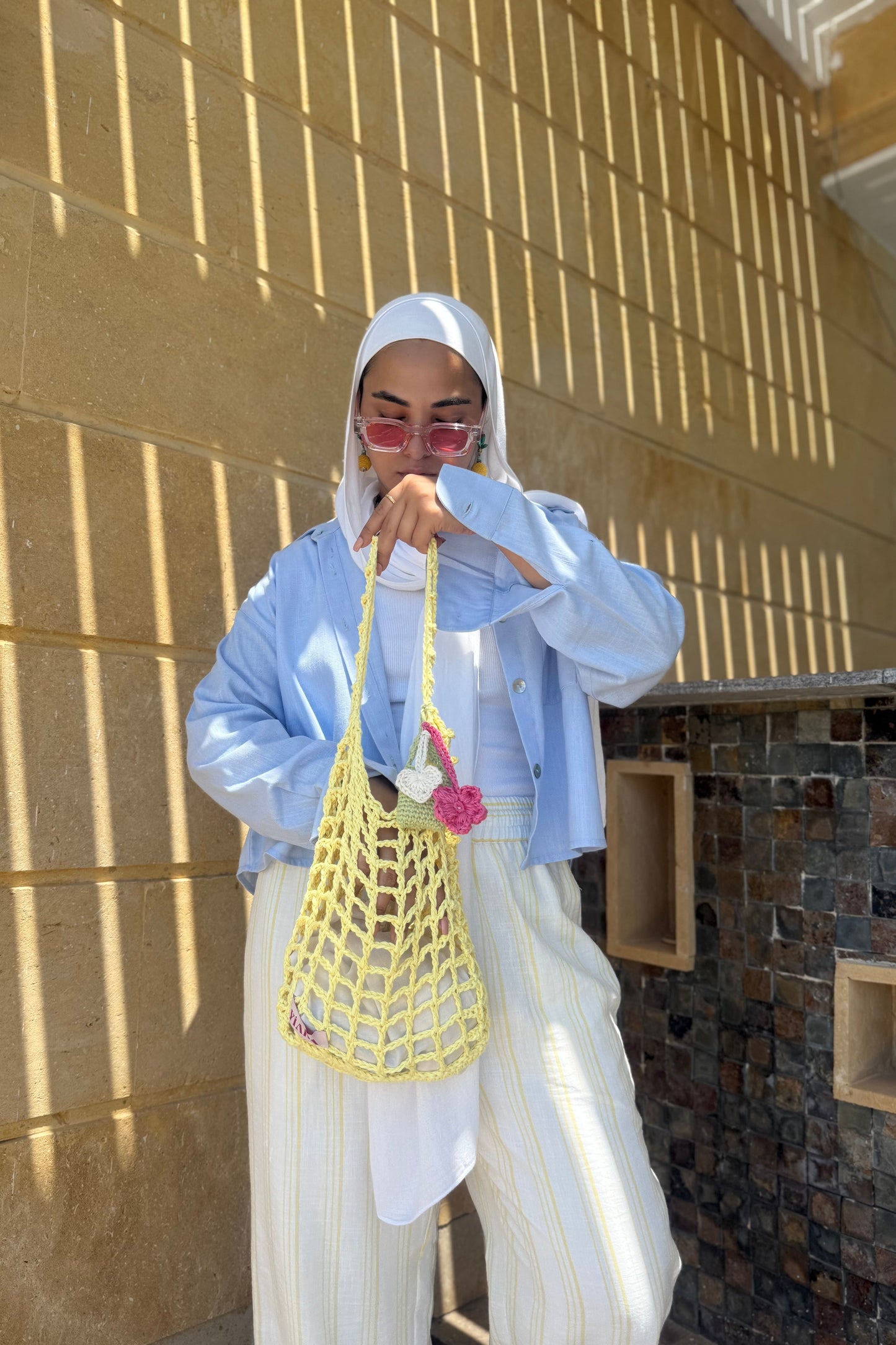 Tia hand-crocheted tote