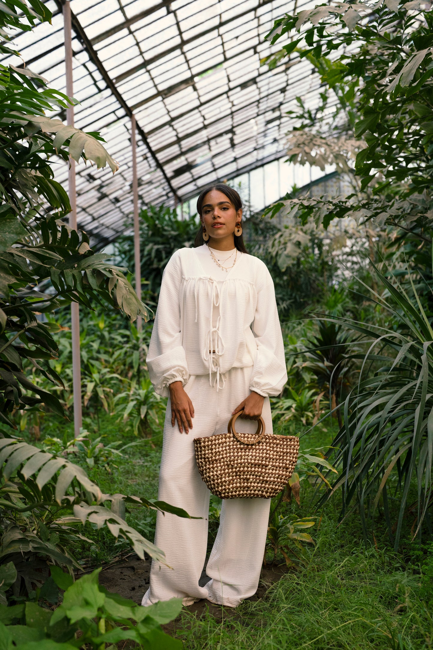 Leila Linen Pants in Coconut White