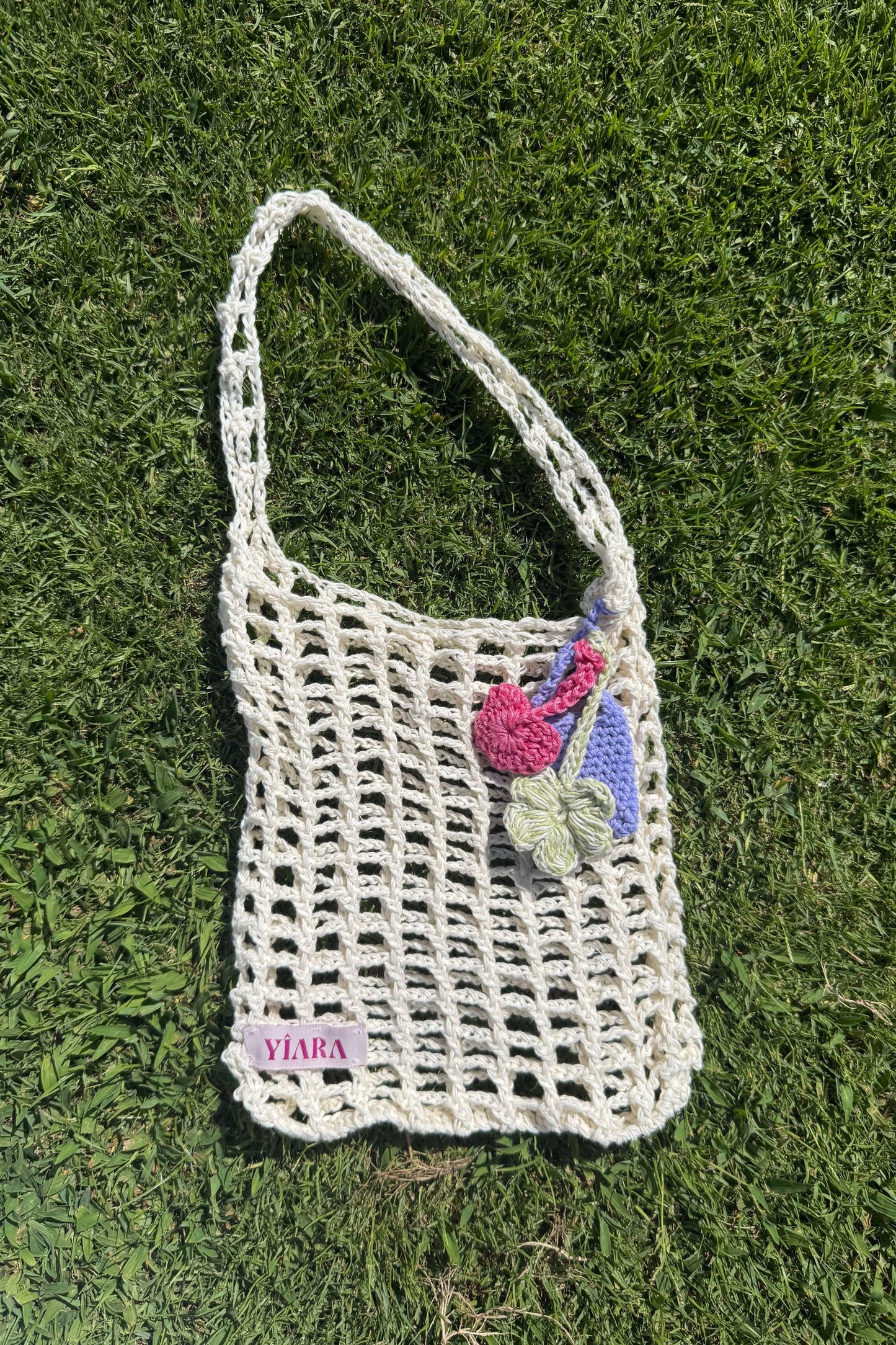Tia hand-crocheted tote