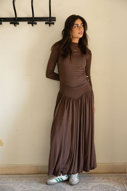 Freia skirt in Espresso