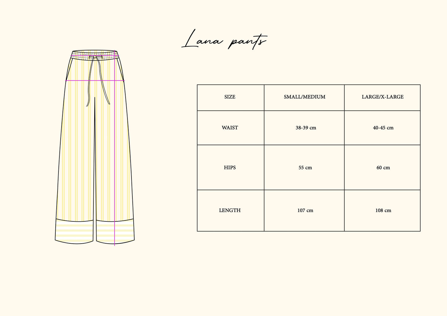 Nayla & Lana set in Lemon stripes