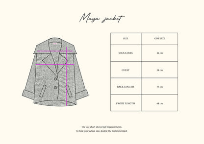 Maya jacket in Grey