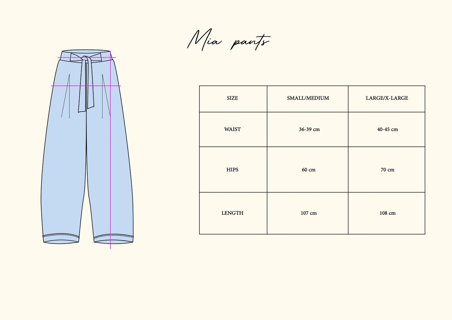 Mia set in Sky blue