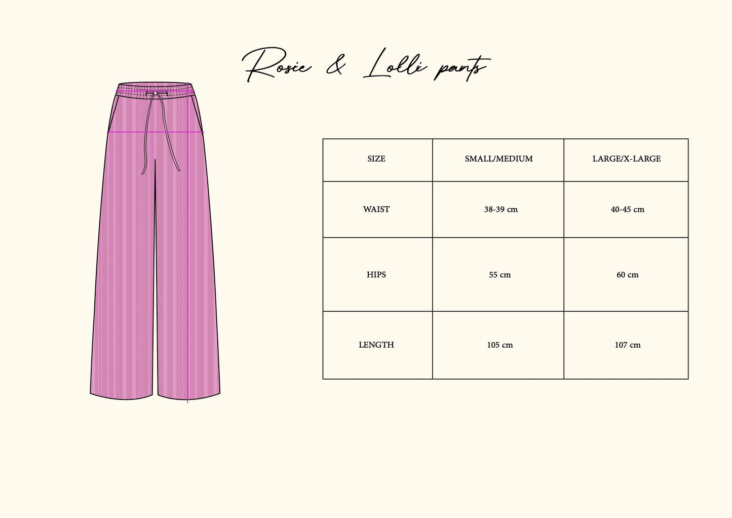 The Lolly striped pants