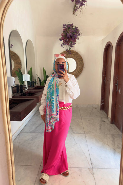 Zeya Skirt in Fuschia